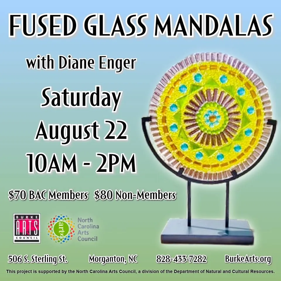 Glass Mandala Workshop with Diane Enger (CLASS IS FULL)