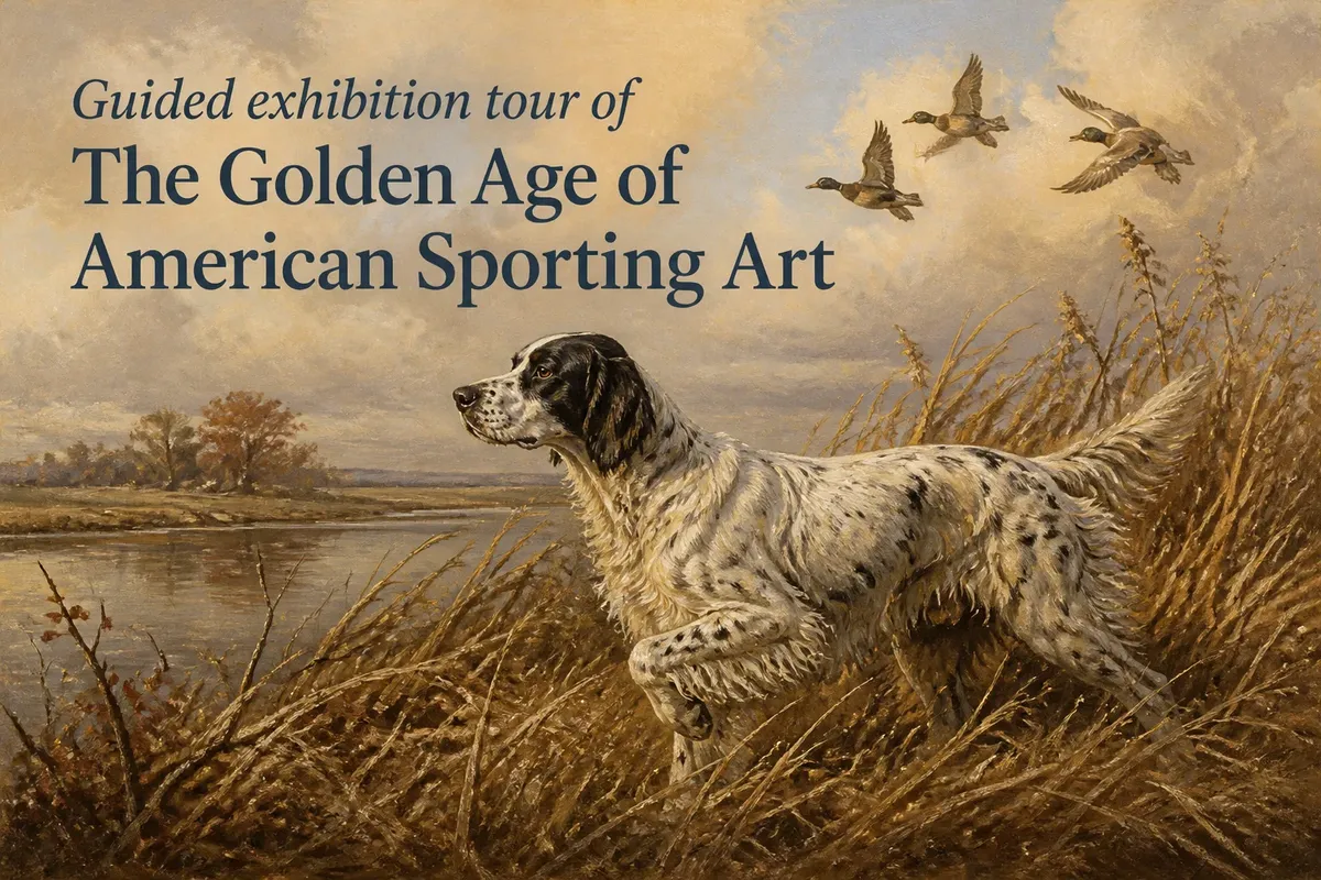 Guided exhibition tour of The Golden Age of American Sporting Art