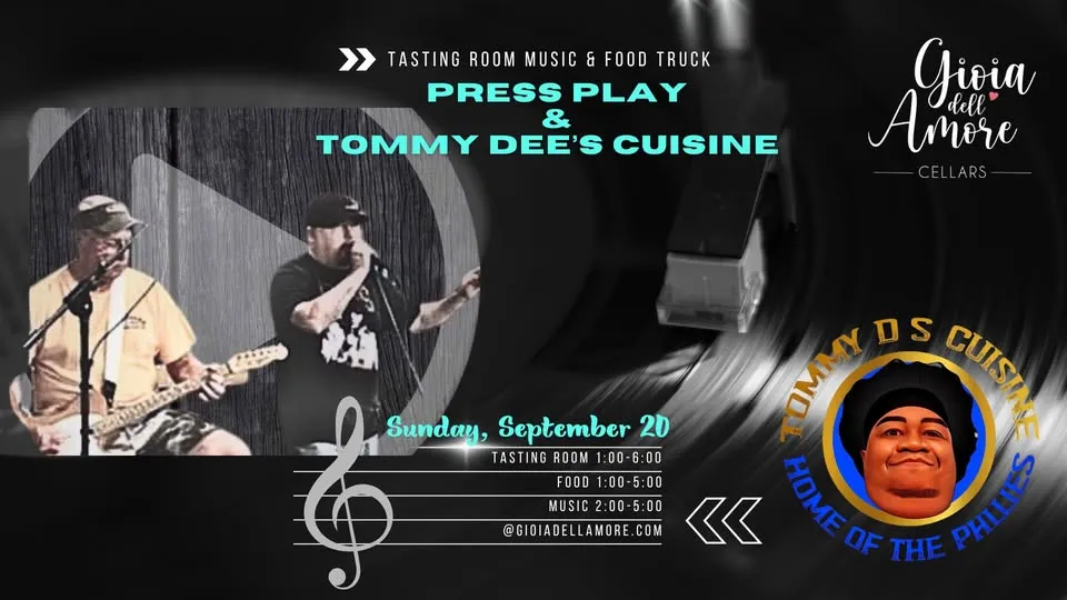Press Play and Tommy Dee's Cuisine
