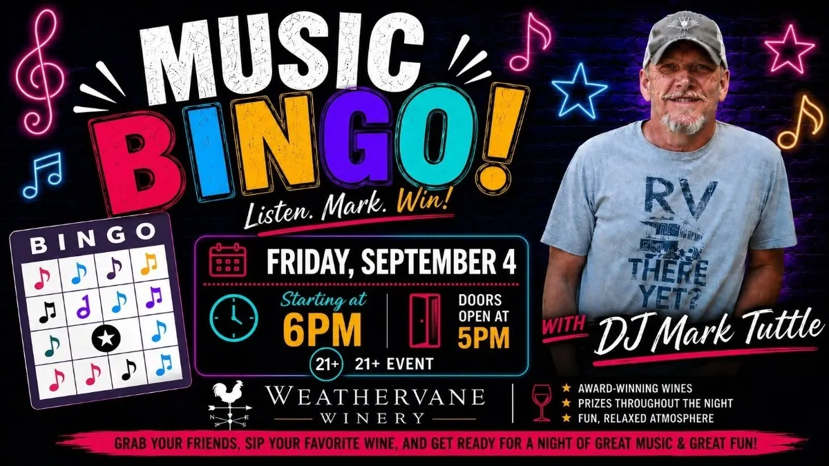 Music Bingo at Weathervane Winery