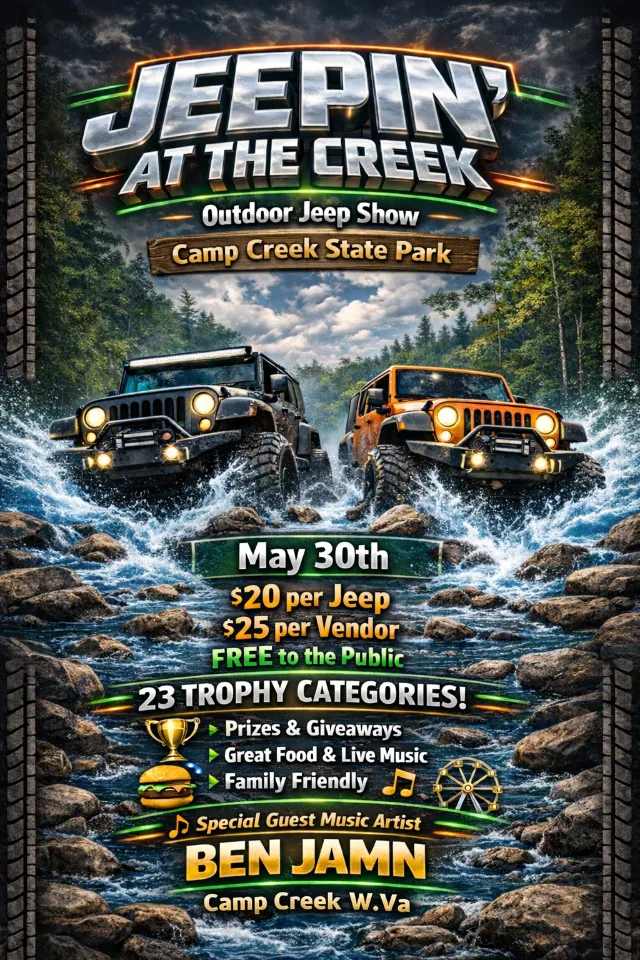 Jeepin at the Creek