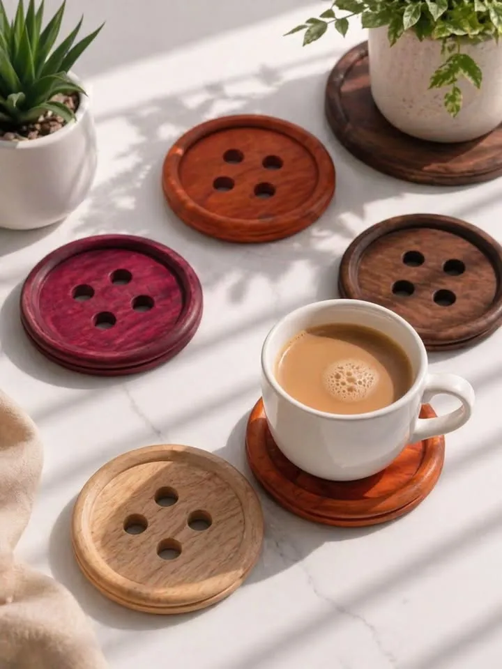Button Coasters