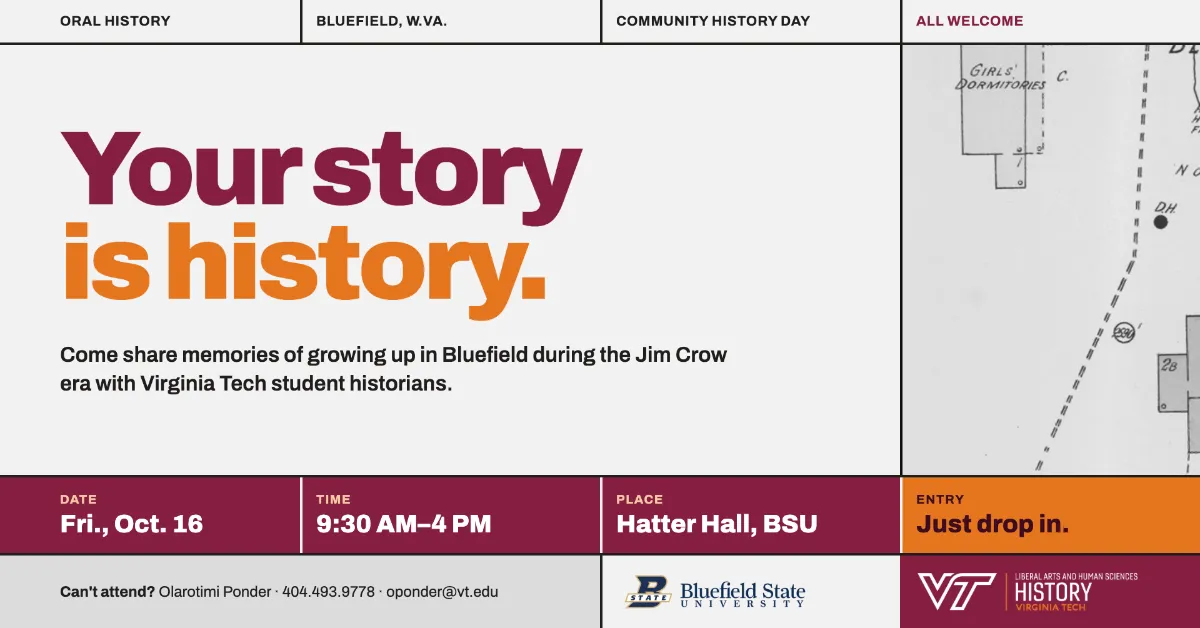 Bluefield Community History Day