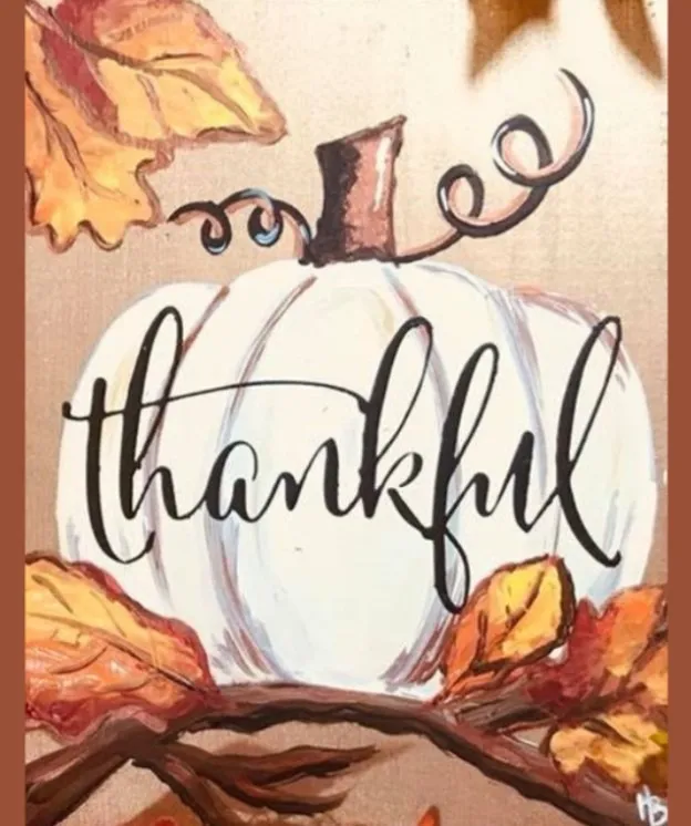 "Thankful Pumpkin" In-Studio Paint Party!