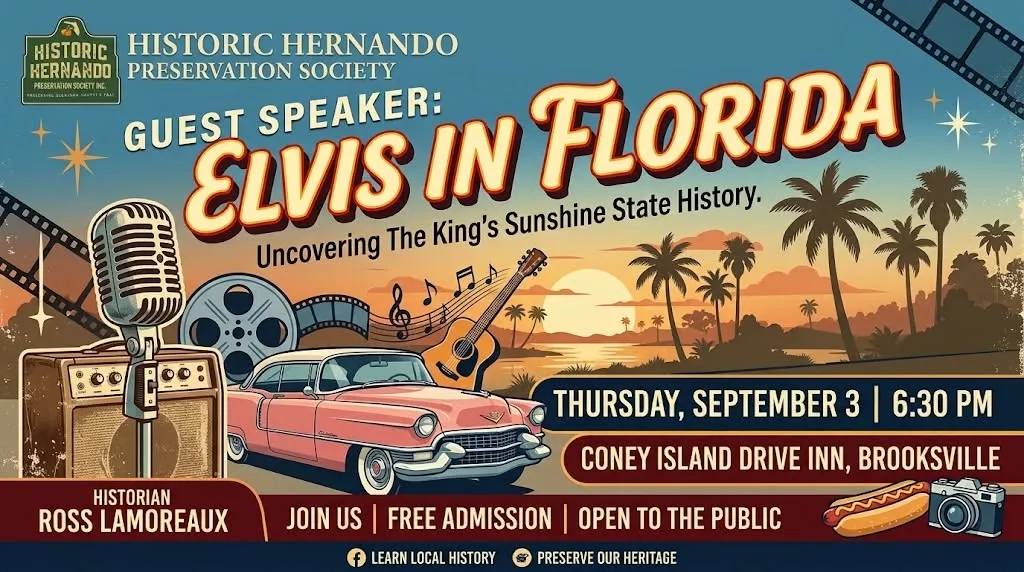 Eat Where the King Ate! Join Us for "Elvis in Florida" with Historian Ross Lamoreaux
