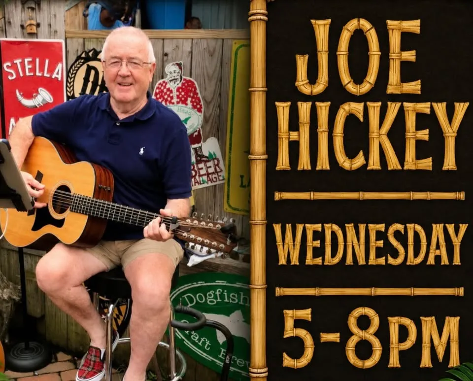 Live music at Foxy’s! Joe Hickey! 🎶🎶