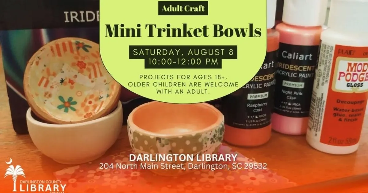 Adult Mini Trinket Bowl Craft
