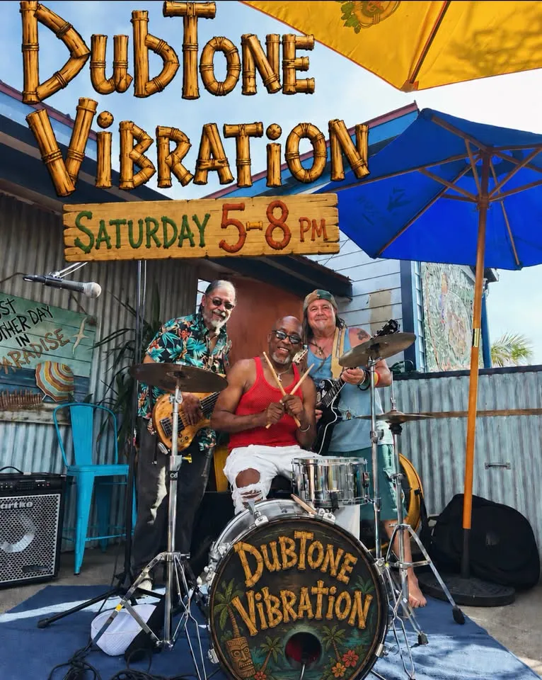 Live music at Foxy’s! DubTone Vibration! 🤙🏼🎶🏝️