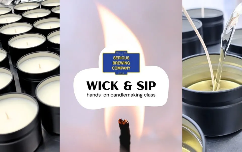 Wick and Sip at Serious Brewing