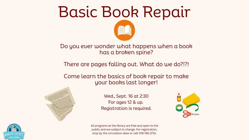 Basic Book Repair Workshop