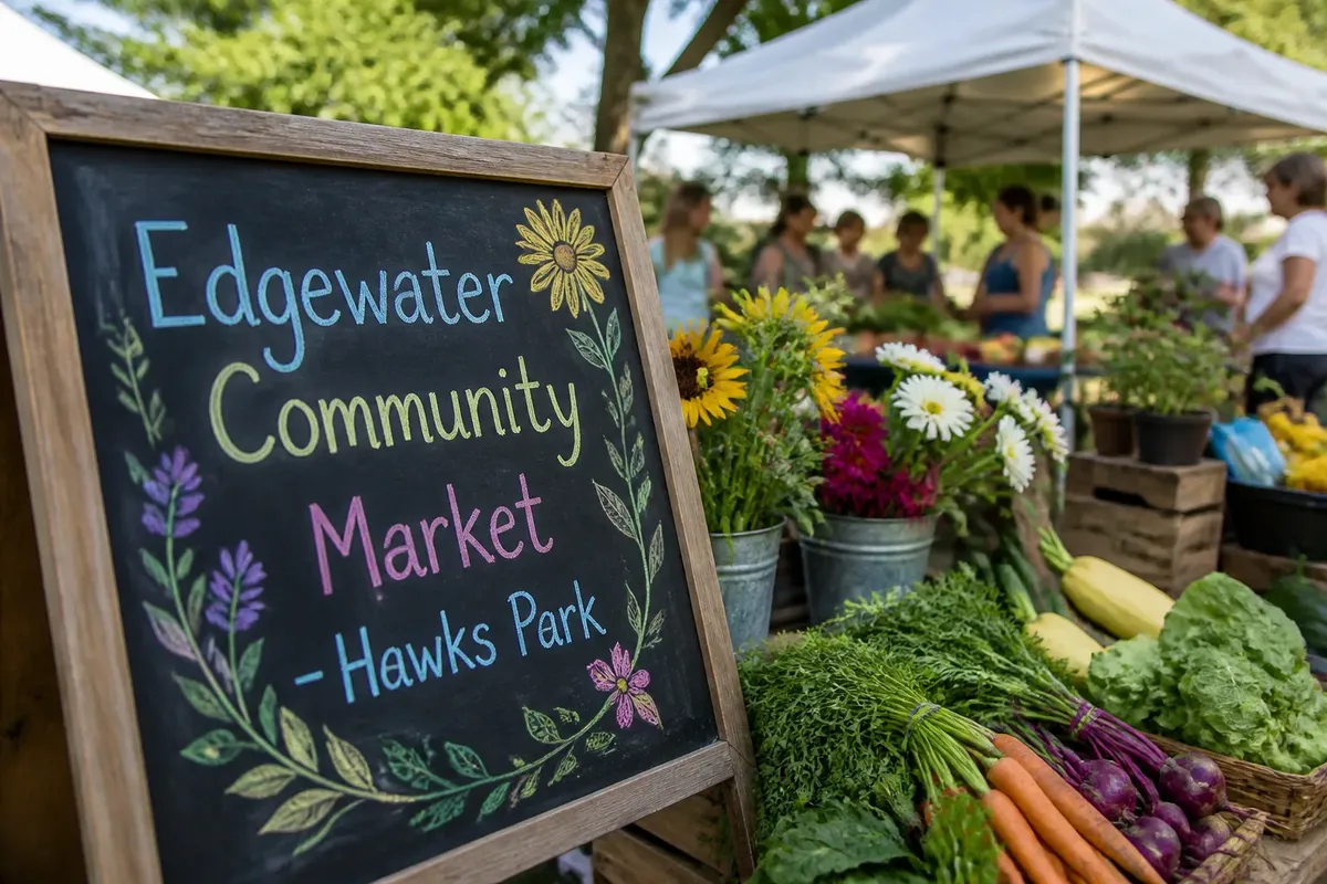 Edgewater Community Market - Hawks Park