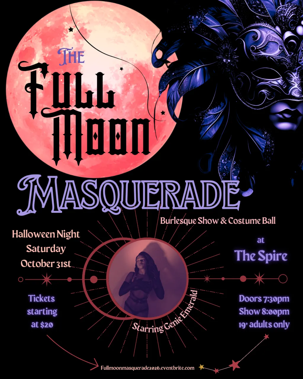 Full Moon Masquerade — Limestone City Burlesque