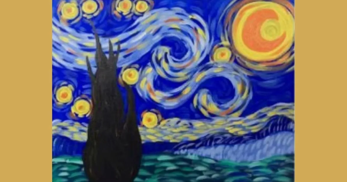 Kids/Family Art Class - Easy Starry Night