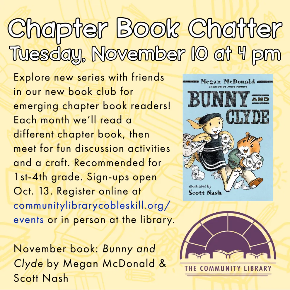 Chapter Book Chatter: Bunny and Clyde