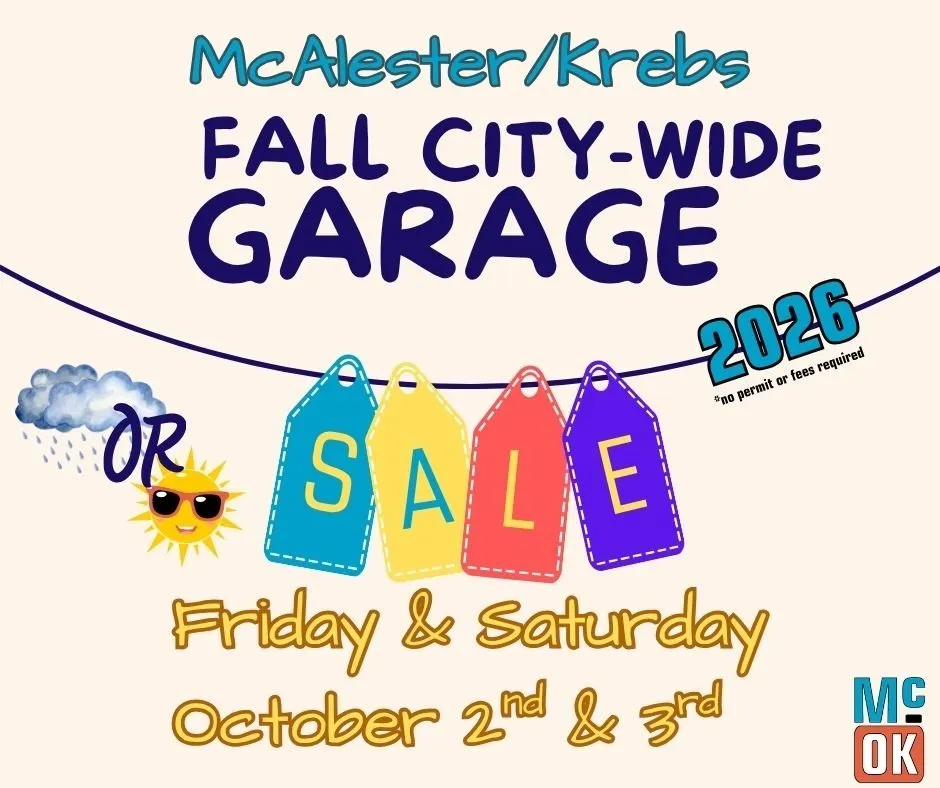 McAlester/Krebs Fall City-Wide Garage Sale