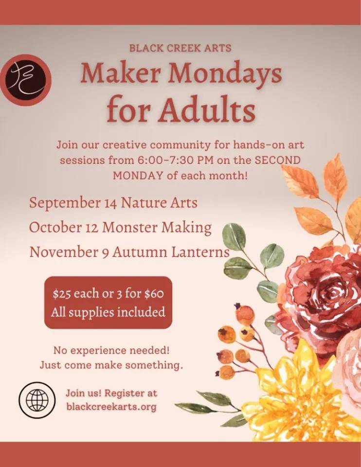 Maker Mondays for Adults with Ember Estridge