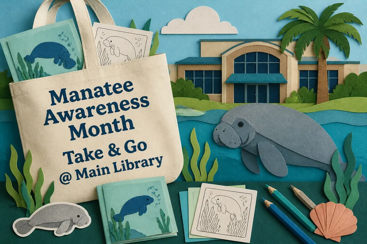 Manatee Awareness Month Take & Go @ Main Library