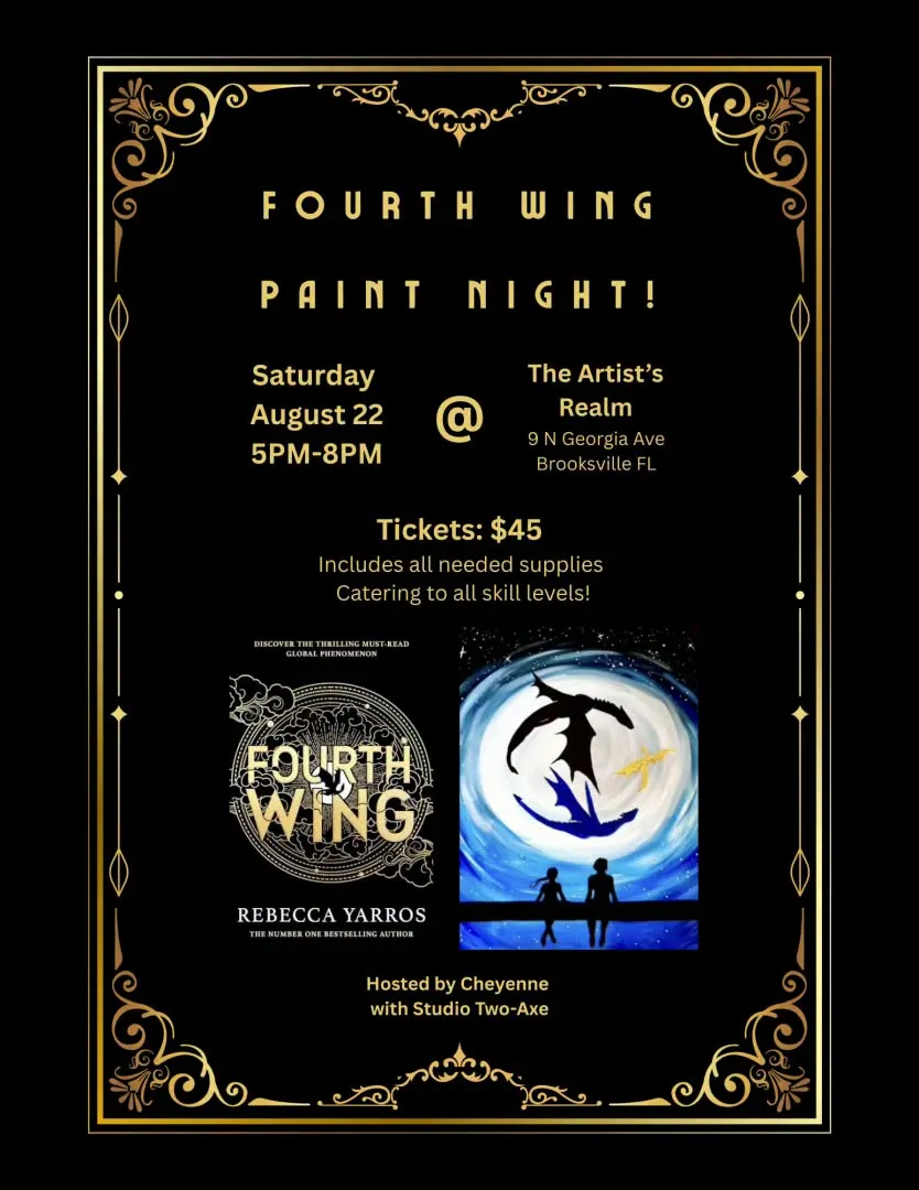 Fourth Wing Painting Workshop with Cheyenne Two-Axe