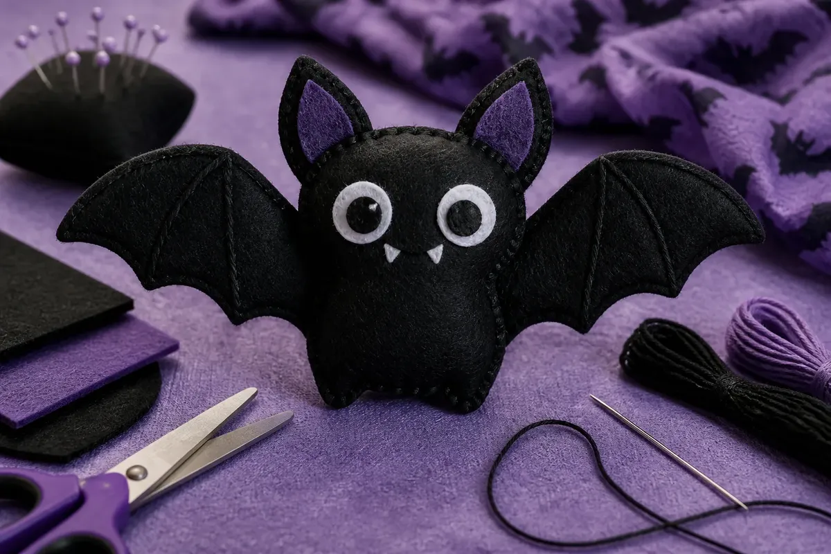 Teen Felt Bat Sew-A-Long