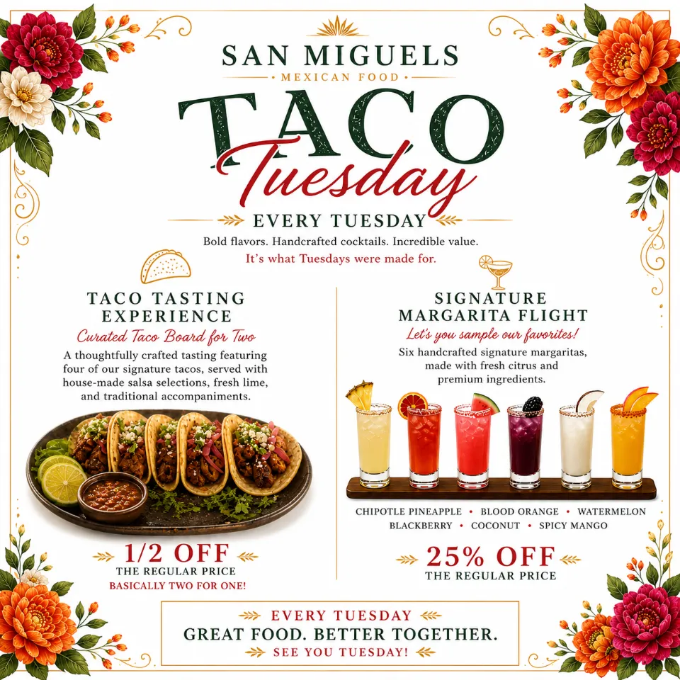 Taco Tuesday at San Miguels