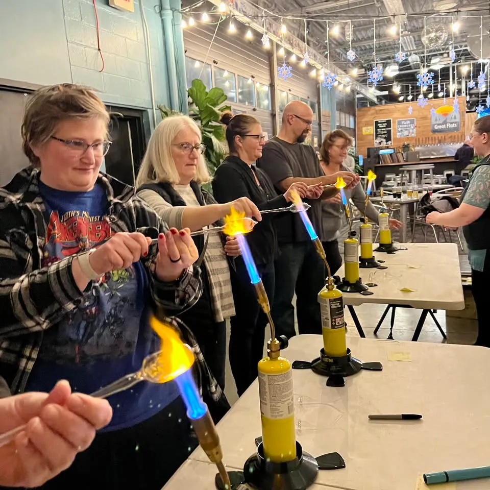 Blown Glass Ornaments @ The Studio for Art and Craft