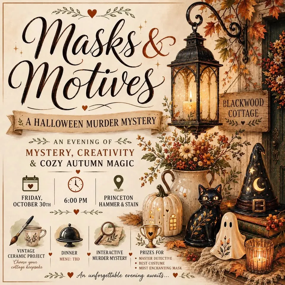 Masks & Motives: A Cozy Halloween Murder Mystery
