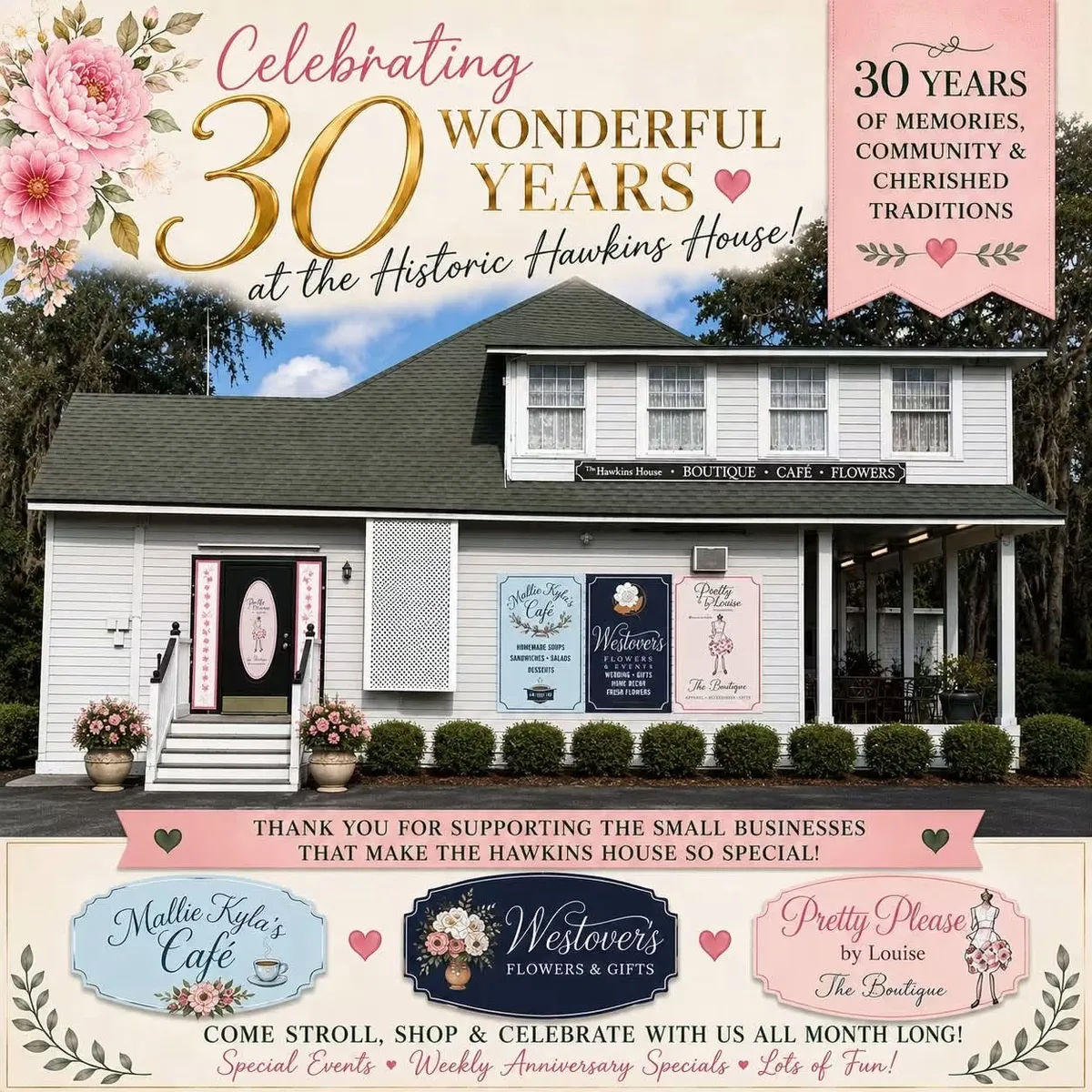 Celebrating 30 Years at The Hawkins House