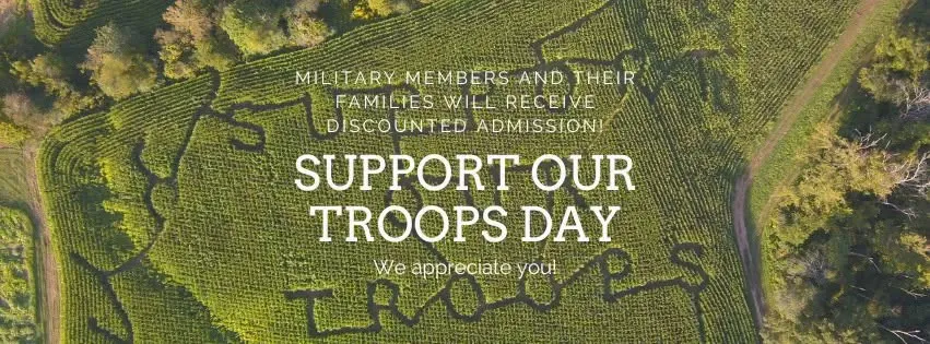 Support our Troops Day at the Corn Maze