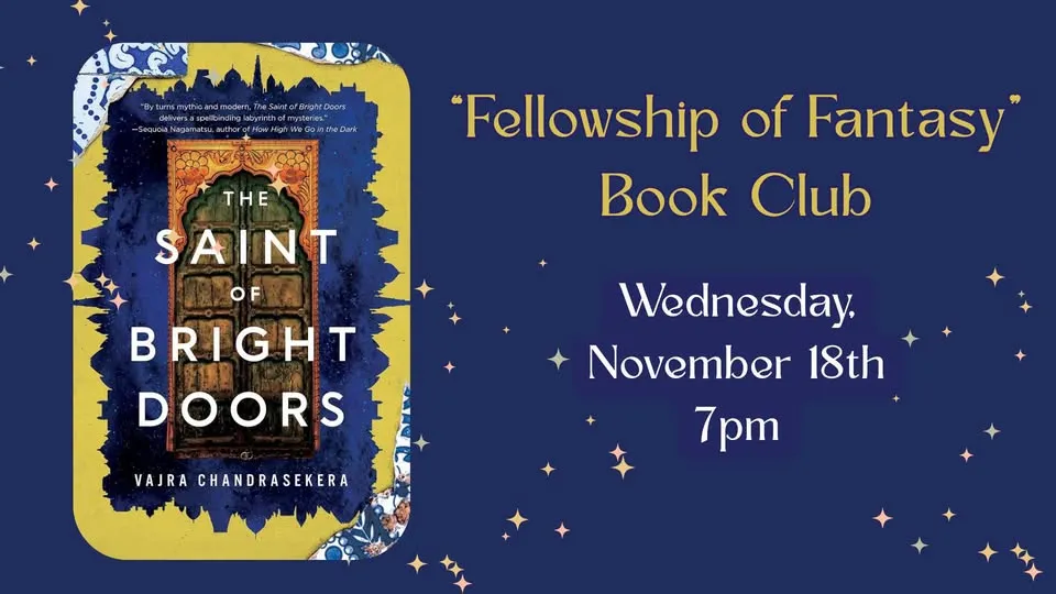 "Fellowship of Fantasy" November Book Club