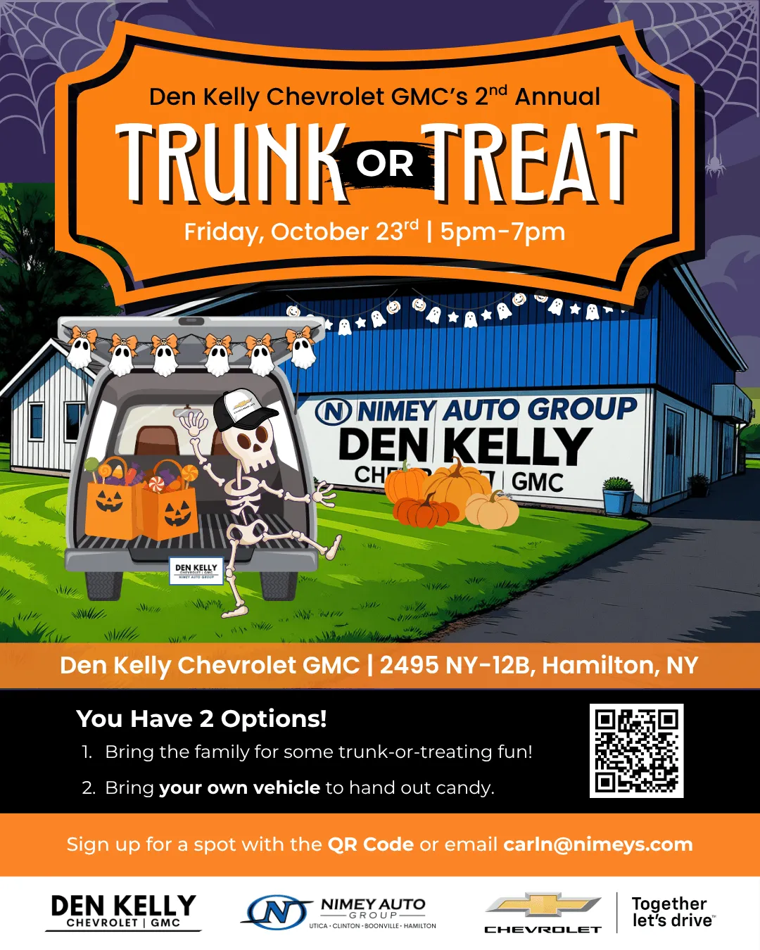 Den Kelly Chevrolet GMC's 2nd Annual Trunk-or-Treat
