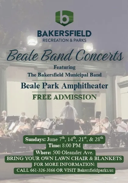 Beale Band Concerts featuring the Bakersfield Municipal Band