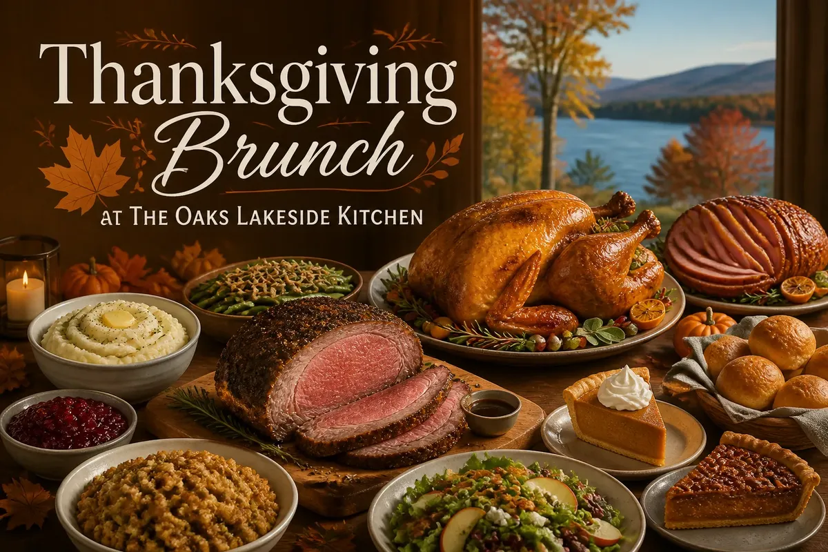 Thanksgiving Brunch at The Oaks Lakeside Kitchen