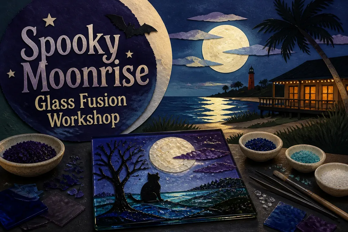 Spooky Moonrise Glass Fusion Workshop