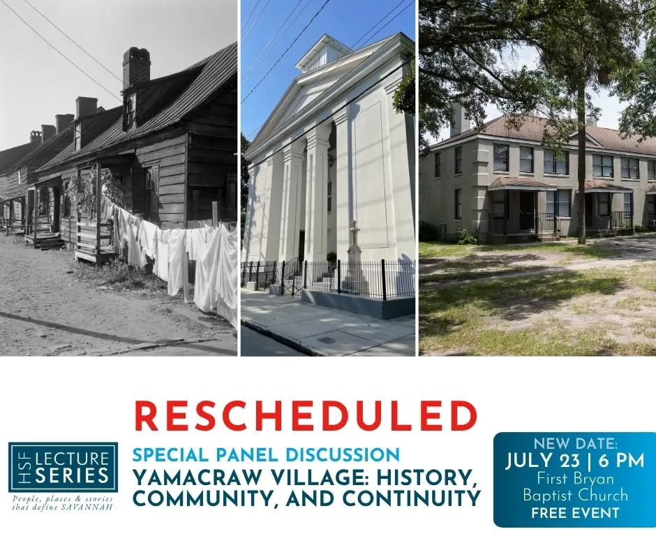 HSF Panel Discussion: "Yamacraw Village: History, Community, and Continuity"