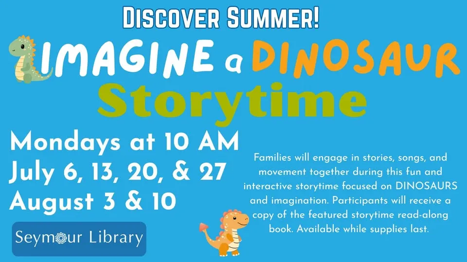 Single Event IMAGINE a DINOSAUR Storytime