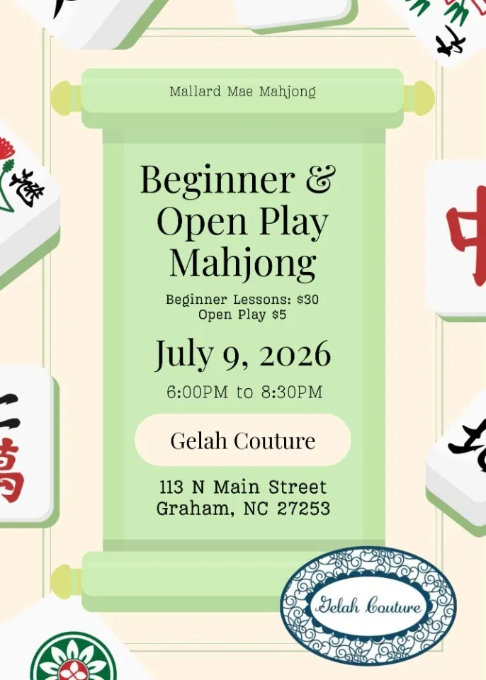 Beginner & Open Play Mahjong