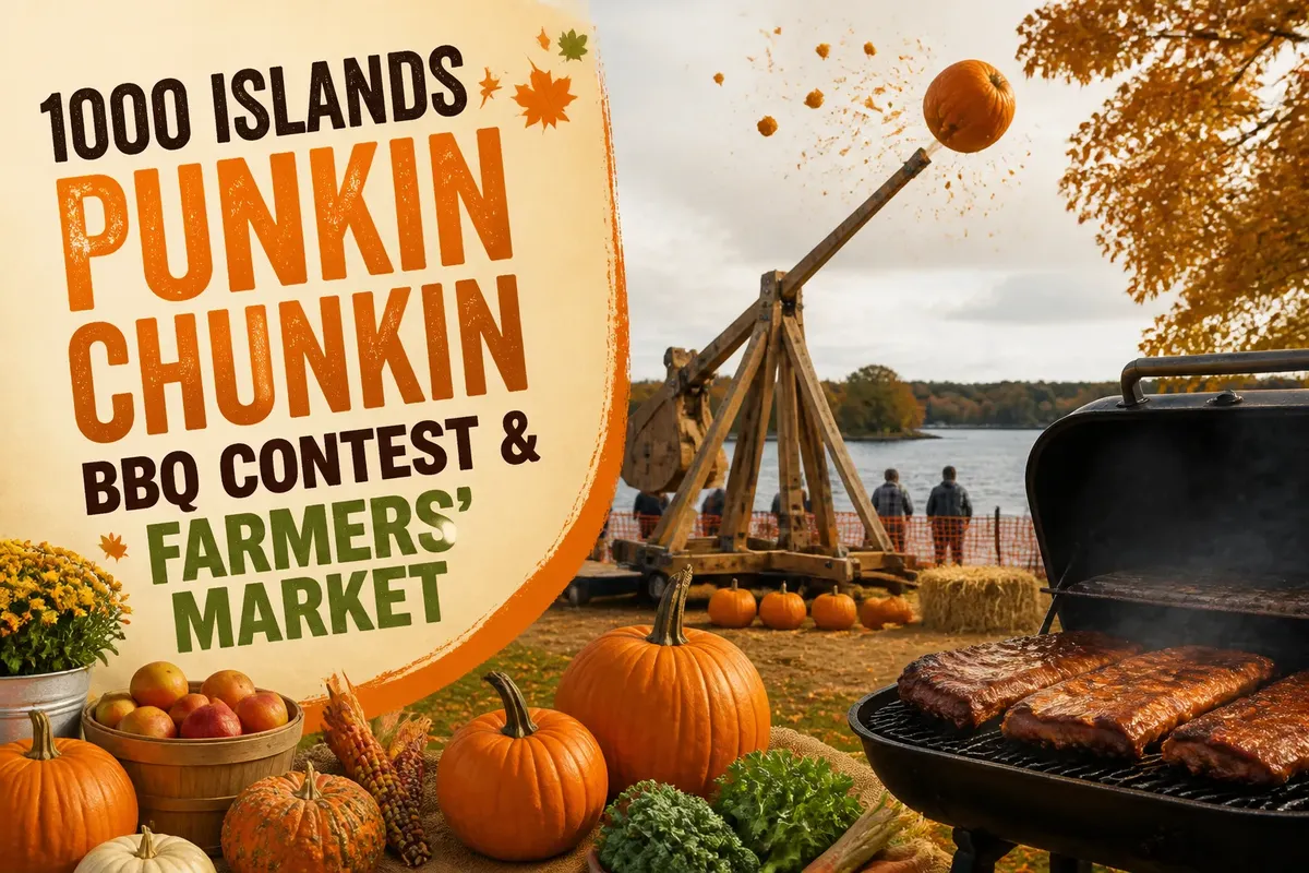 1000 Islands Punkin Chunkin, BBQ Contest & Farmers’ Market