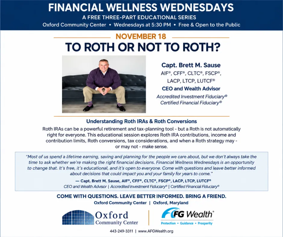 Financial Wellness Wednesdays: 'To Roth or Not to Roth'