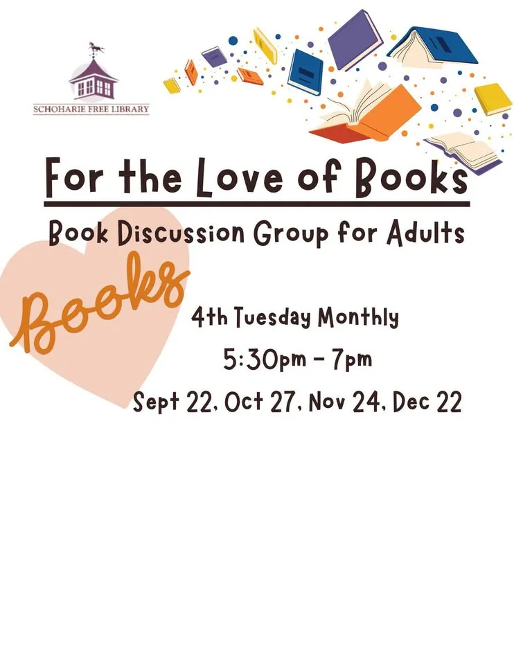 For the Love of Books - Book Discussion Group