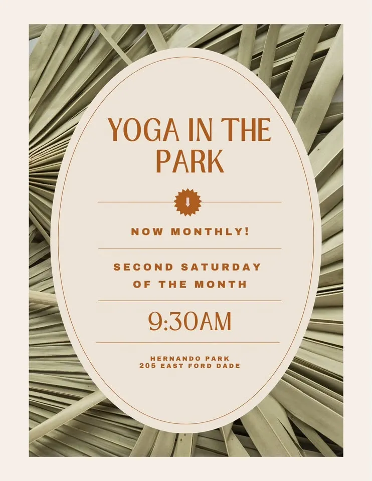 Yoga in Hernando Park