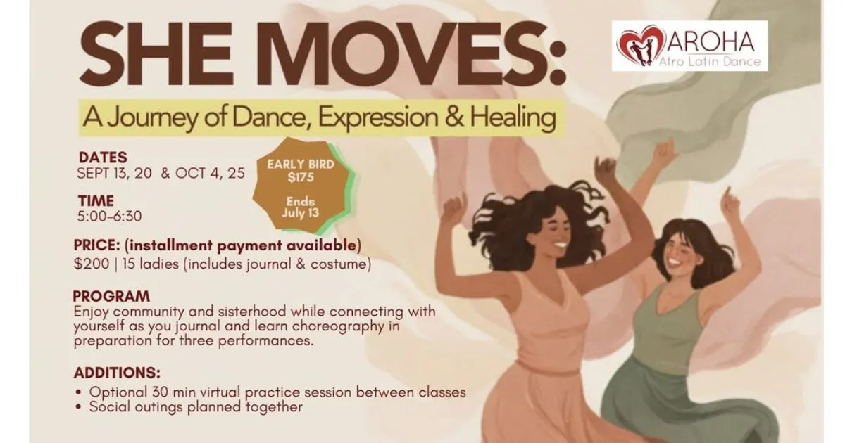 She Moves Cohort 2: A Journey of Dance, Expression and Healing