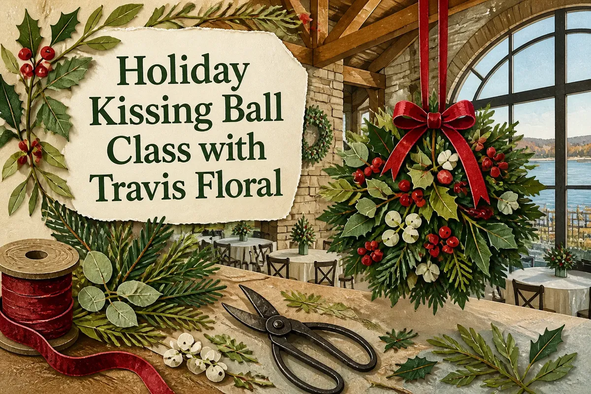 Single Event Holiday Kissing Ball Class with Travis Floral