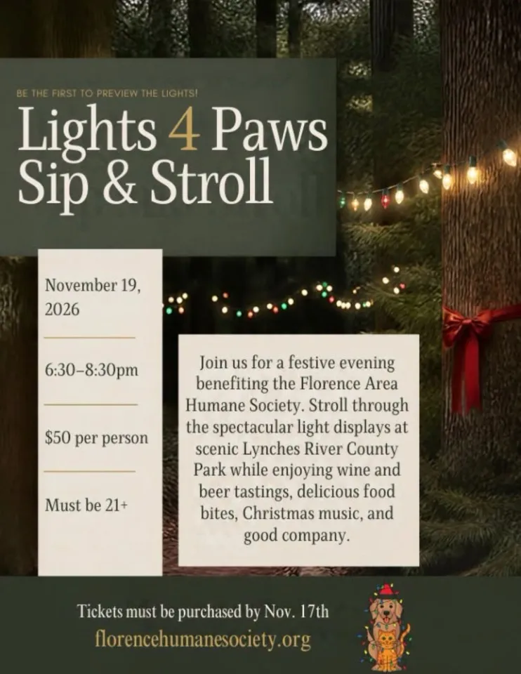 Lights 4 Paws Sip & Stroll