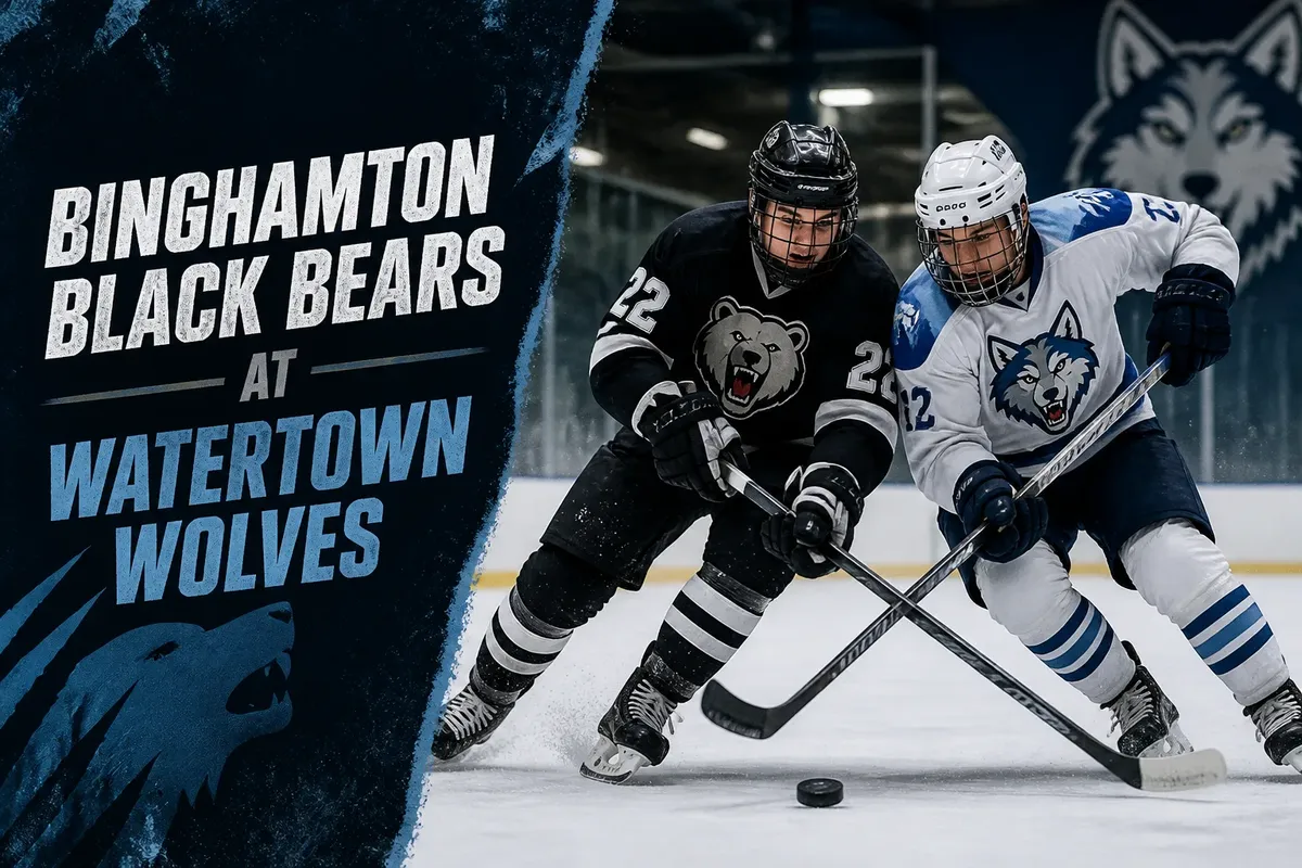 Binghamton Black Bears at Watertown Wolves
