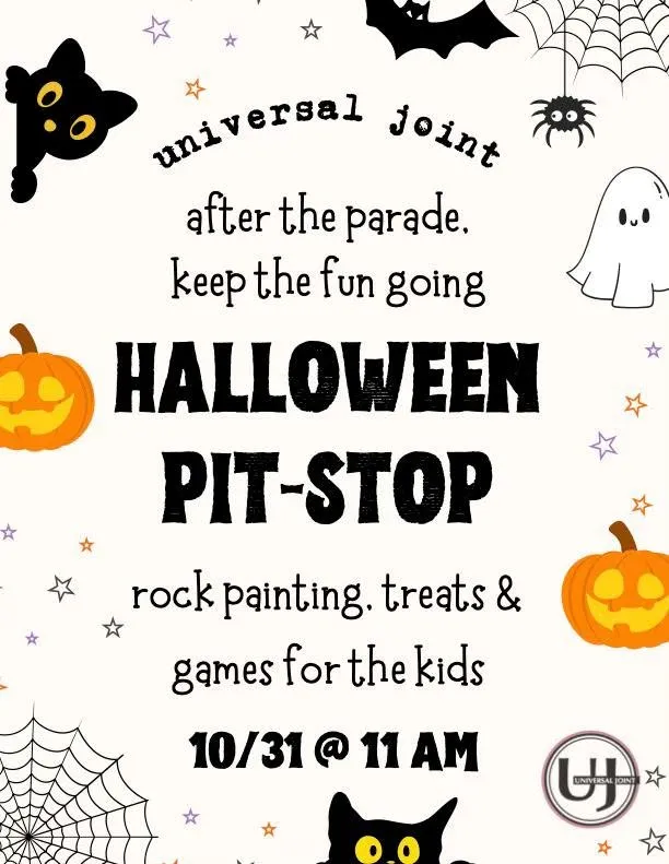 🎃 Kids' Post-Parade Halloween Pit-Stop! 🖌️👻