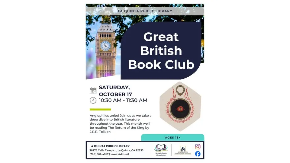 Single Place Template Great British Book Club