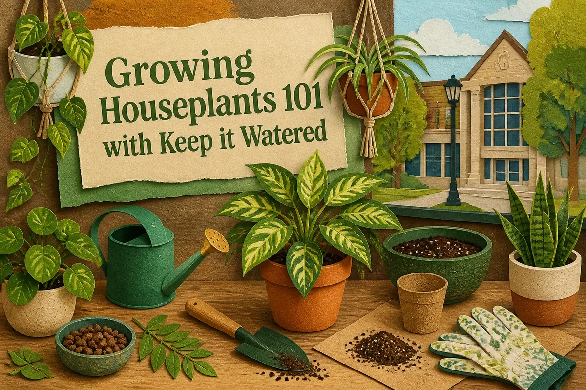 Growing Houseplants 101 with Keep it Watered
