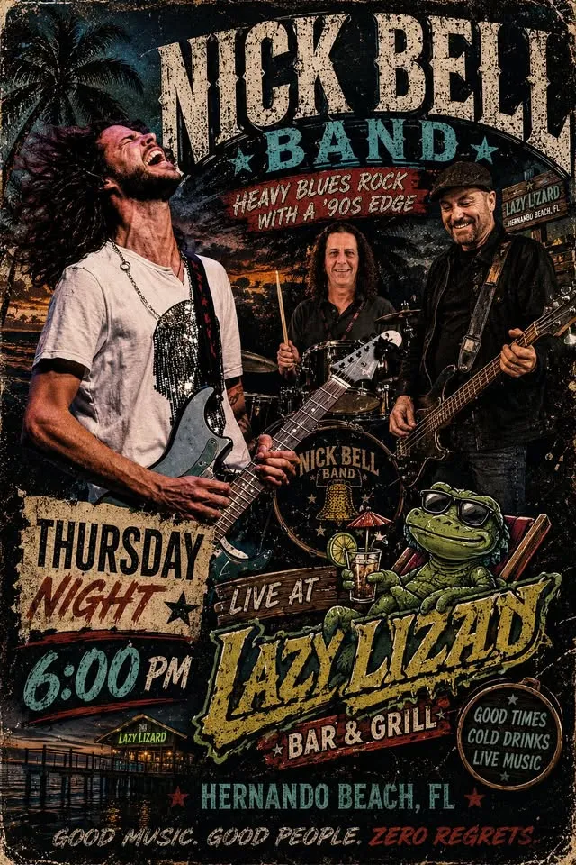 Nick Bell Band Debut at the Lazy Lizard