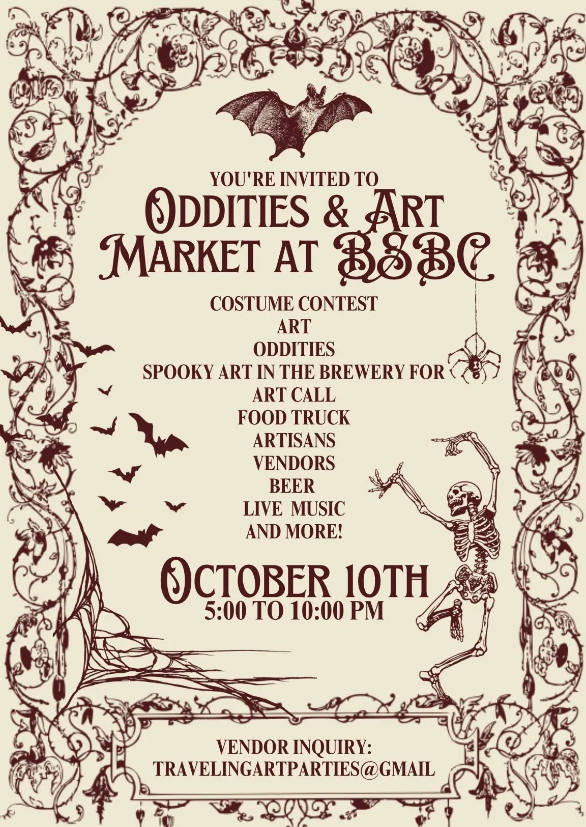 Art & Oddities Collective at BSBC! Costume Contest!