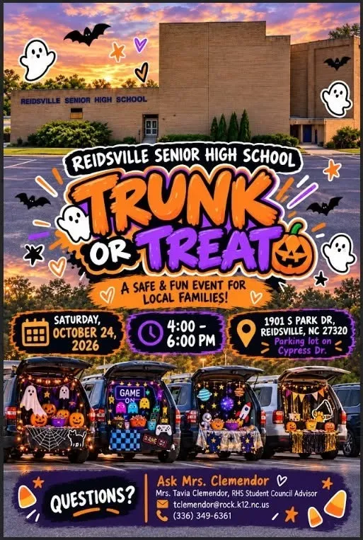 Reidsville Senior High School Trunk or Treat